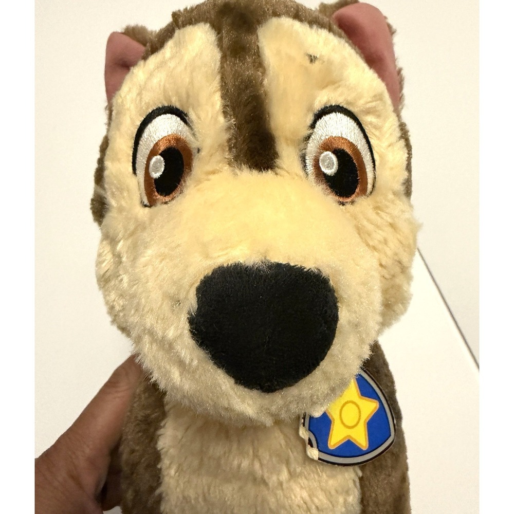 Build A Bear Paw Patrol Chase Plush Dog Stuffed Animal Police Pup Brown Toy